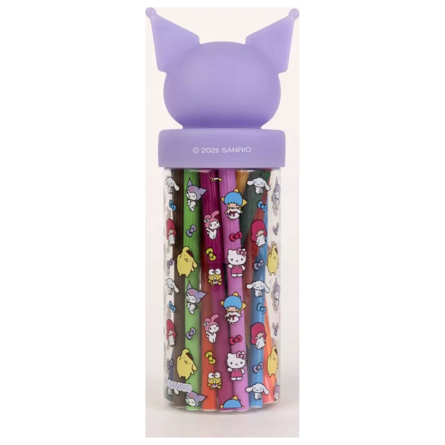 Hello Kitty Kuromi 18dílná sada fixů v 3D stojánku fotografii produktu