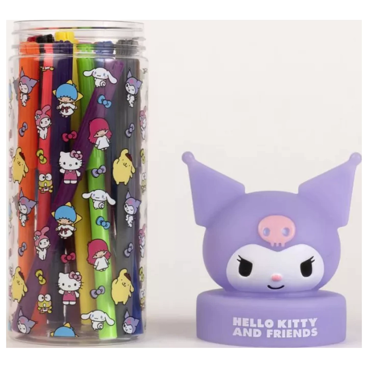 Hello Kitty Kuromi 18dílná sada fixů v 3D stojánku fotografii produktu