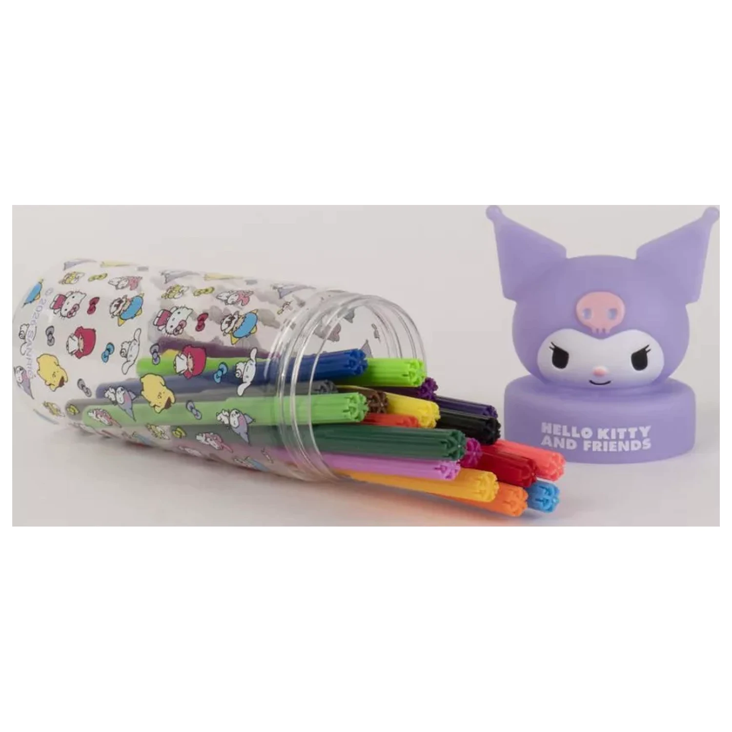 Hello Kitty Kuromi 18dílná sada fixů v 3D stojánku fotografii produktu