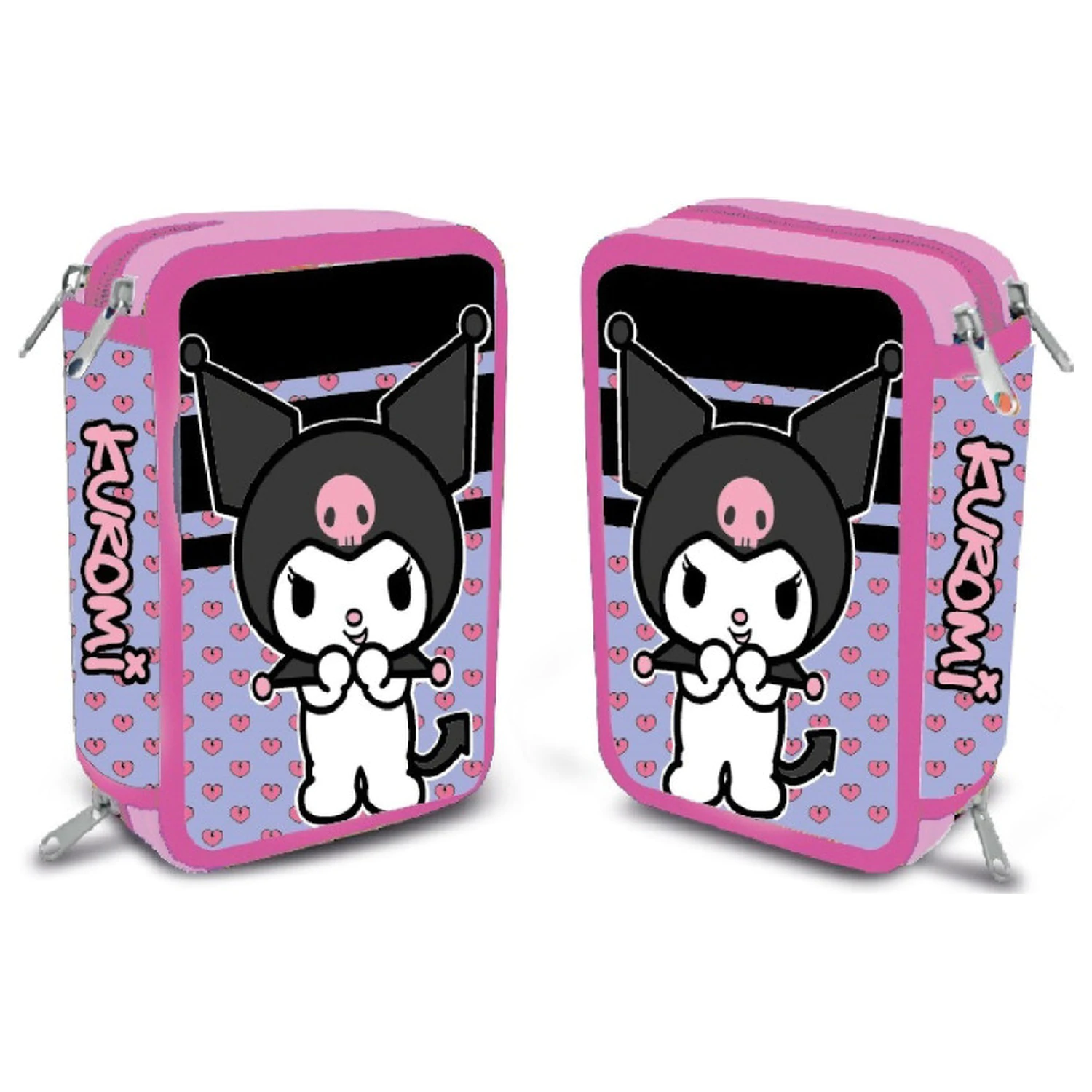 Hello Kitty Kuromi naplněný 3patrový penál fotografii produktu