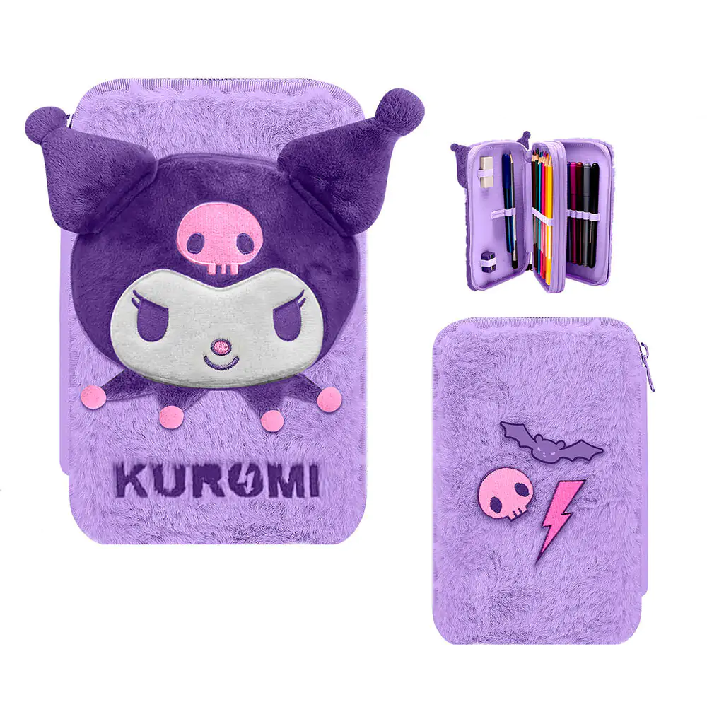 Hello Kitty Kuromi double pouzdro na tužky fotografii produktu