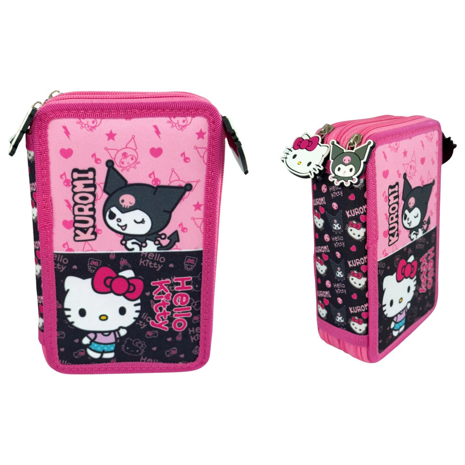 Hello Kitty & Kuromi trojitý penál fotografii produktu