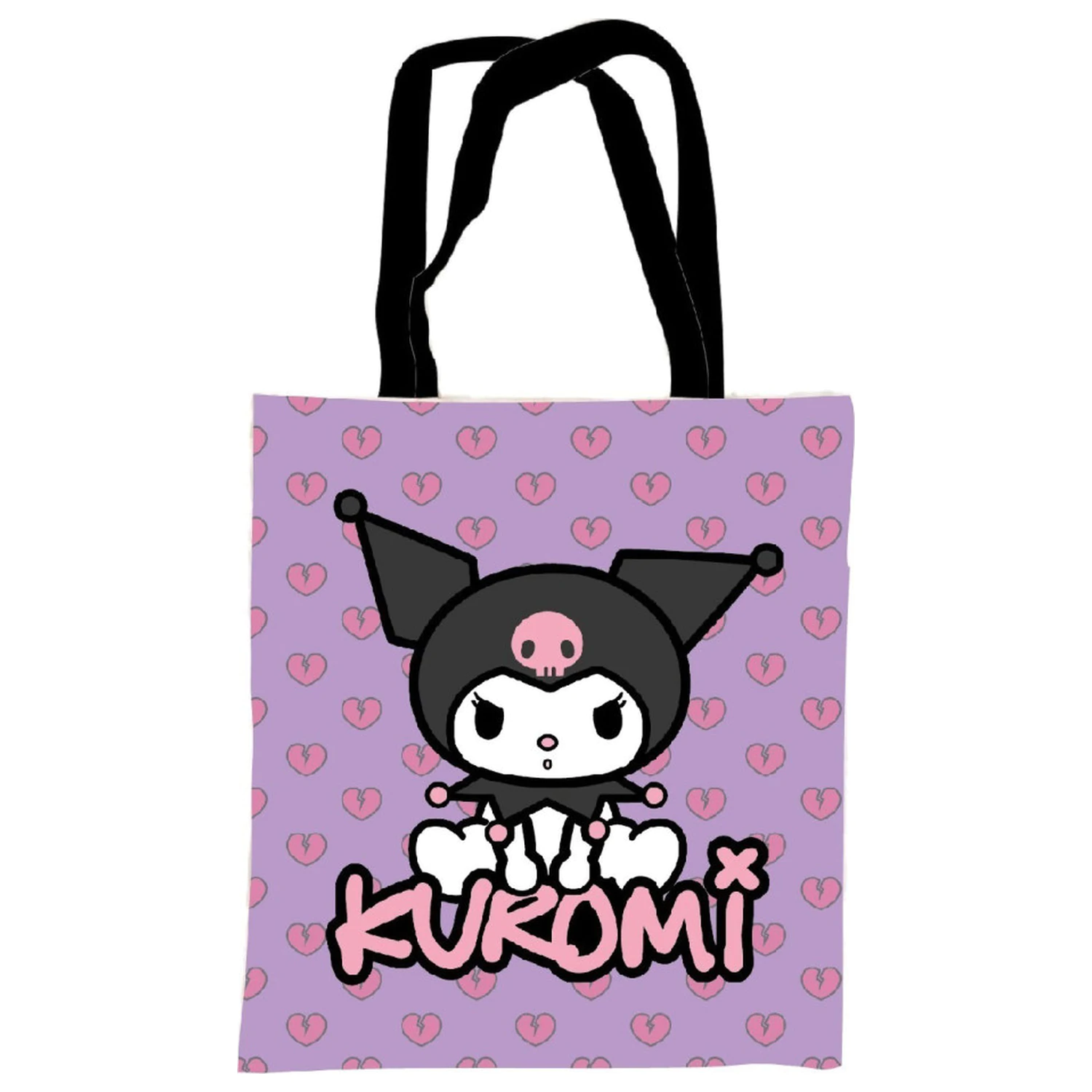 Hello Kitty Kuromi Plátěná taška, nákupní taška 44 cm fotografii produktu