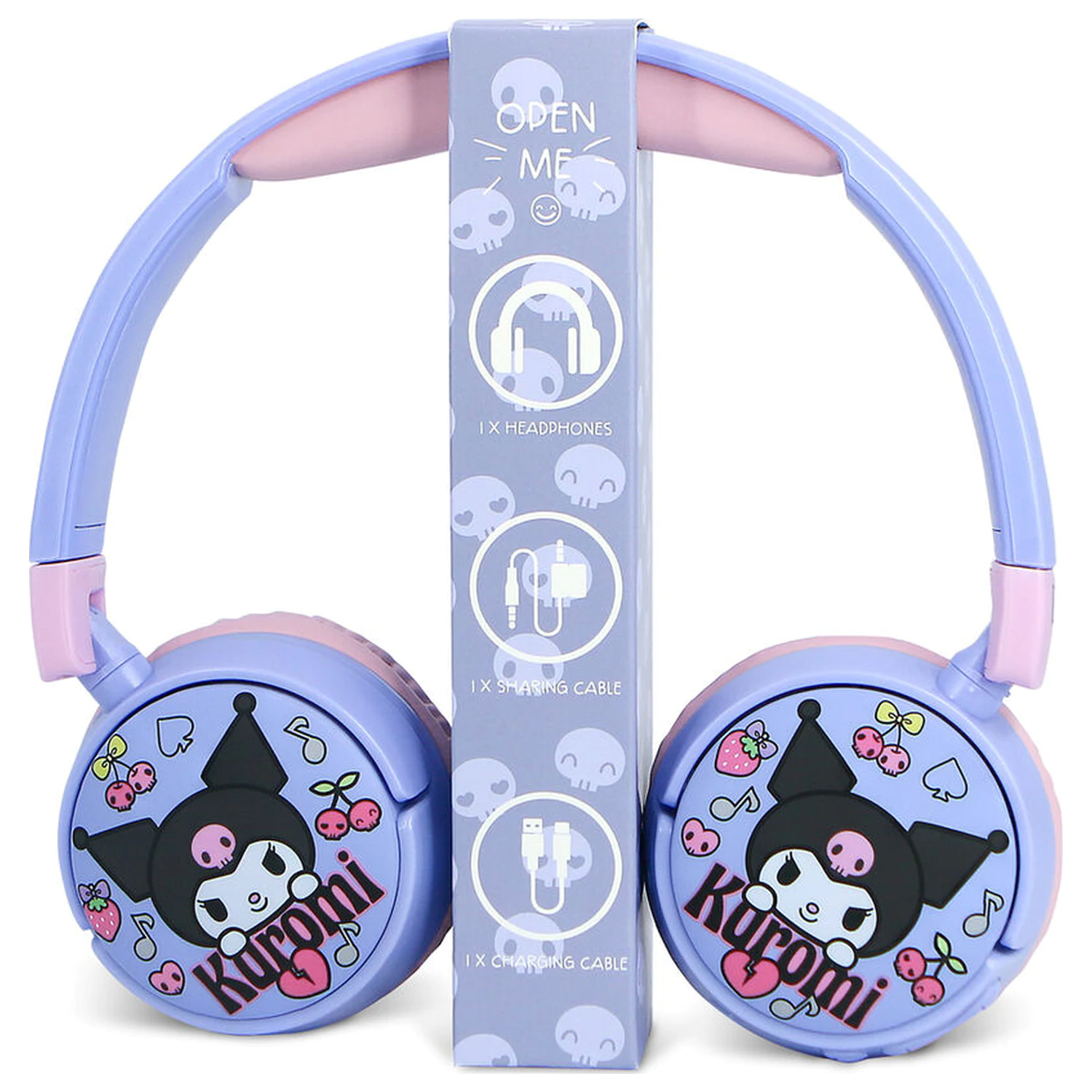 Hello Kitty Kuromi bezdrátová dětská sluchátka fotografii produktu