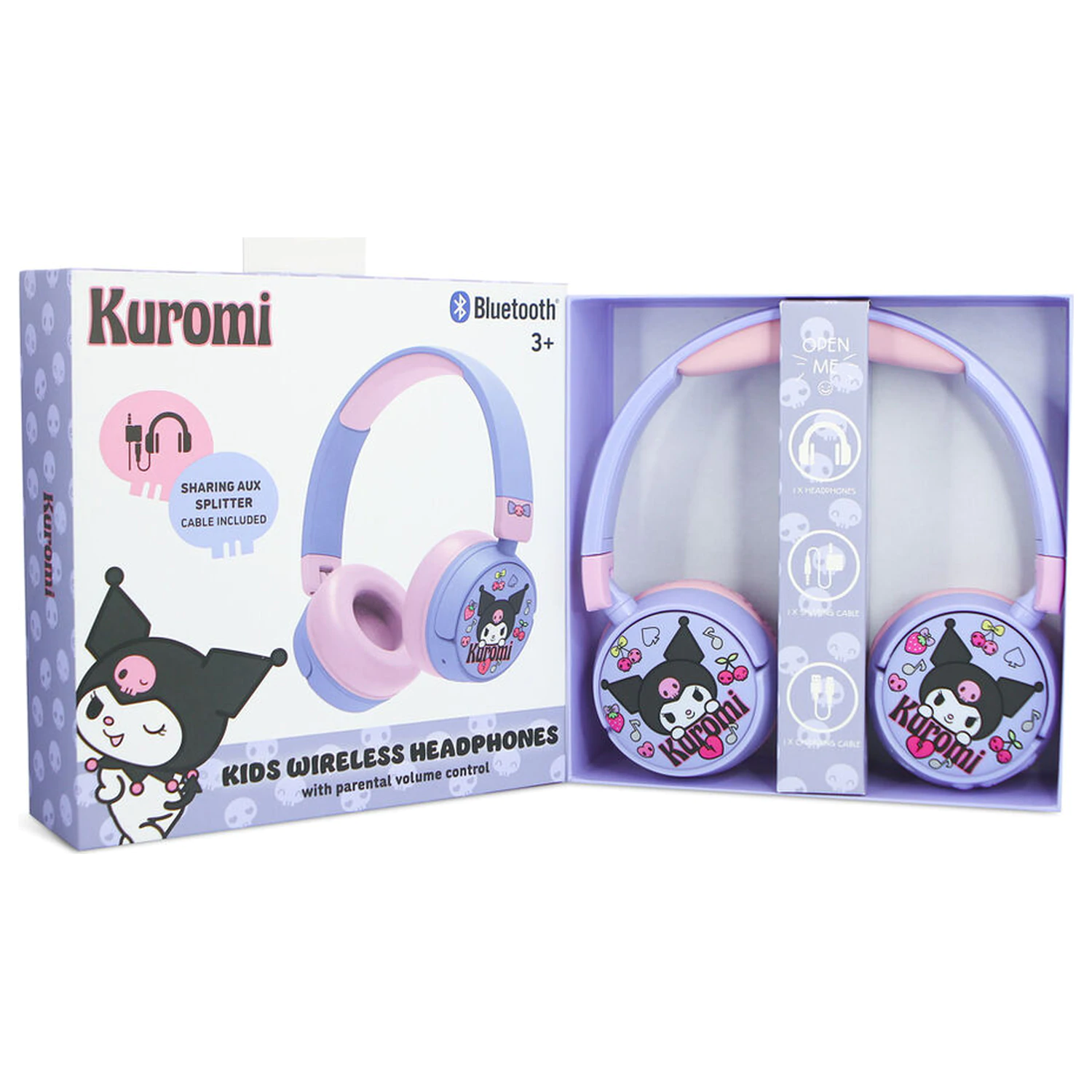 Hello Kitty Kuromi bezdrátová dětská sluchátka fotografii produktu