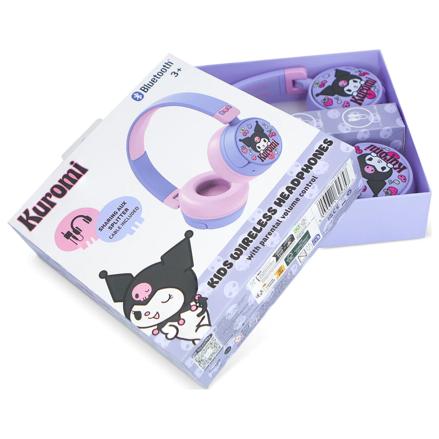 Hello Kitty Kuromi bezdrátová dětská sluchátka fotografii produktu