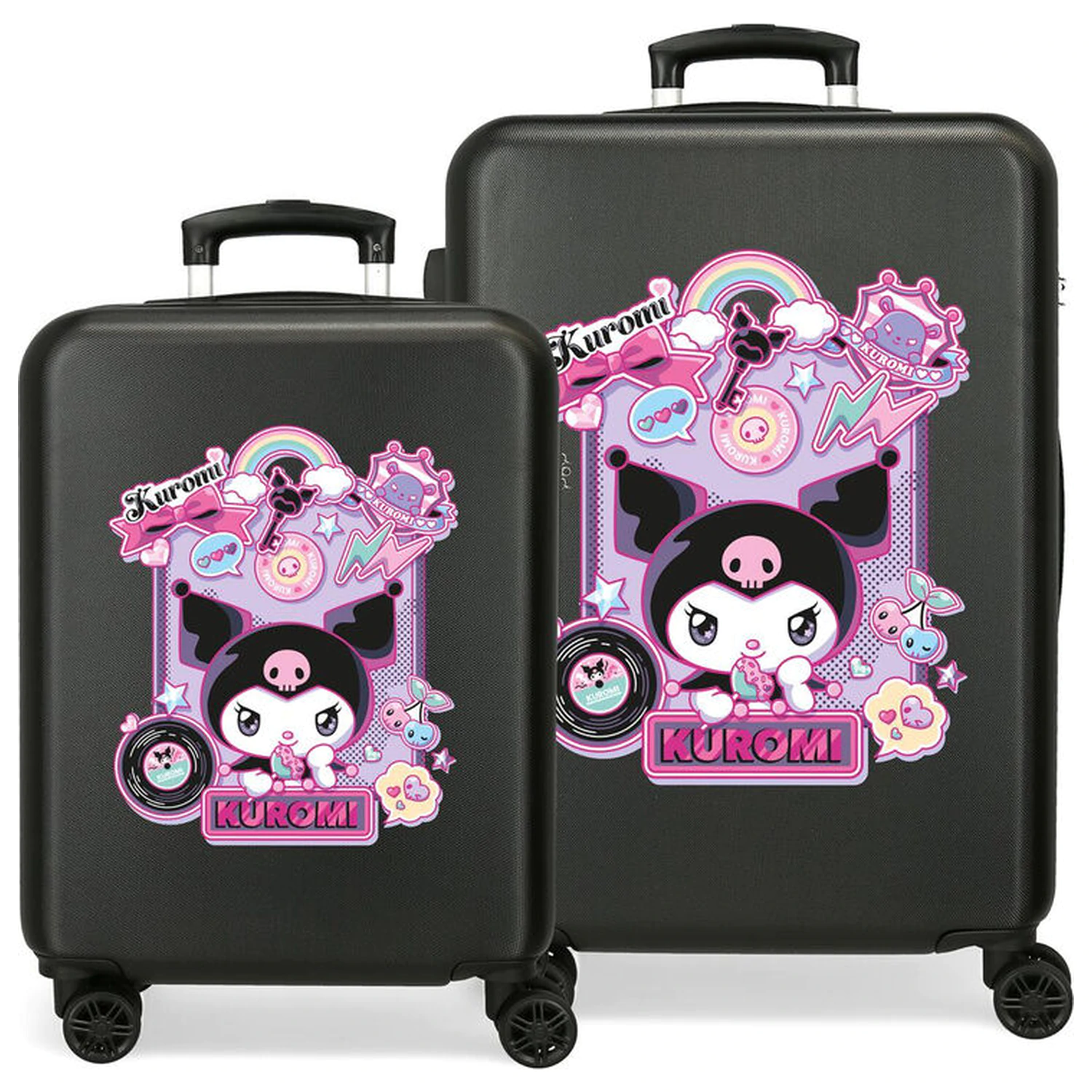 Hello Kitty Kuromi Wonder Set 2 ABS kufry na kolečkách 55-65cm fotografii produktu