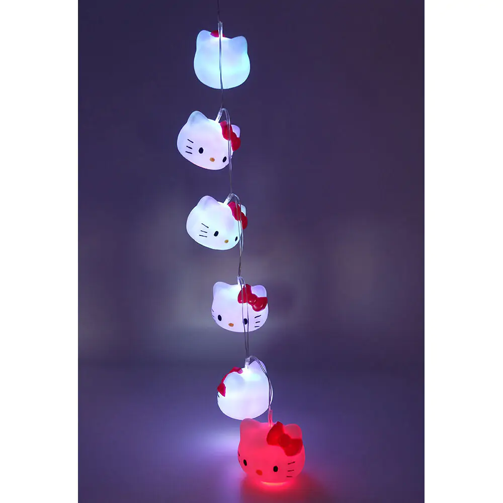 Světelný řetěz Hello Kitty Heads 160 cm fotografii produktu