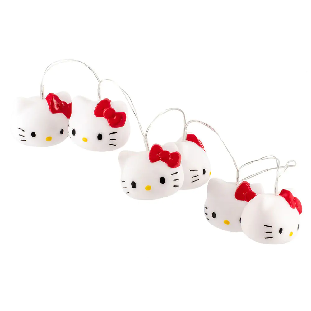 Světelný řetěz Hello Kitty Heads 160 cm fotografii produktu