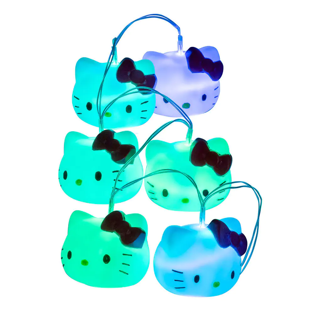 Světelný řetěz Hello Kitty Heads 160 cm fotografii produktu