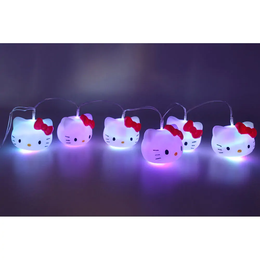 Světelný řetěz Hello Kitty Heads 160 cm fotografii produktu