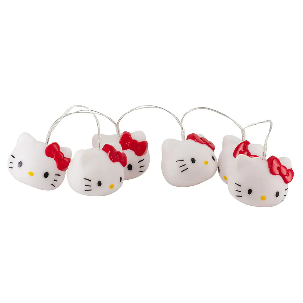 Světelný řetěz Hello Kitty Heads 160 cm fotografii produktu