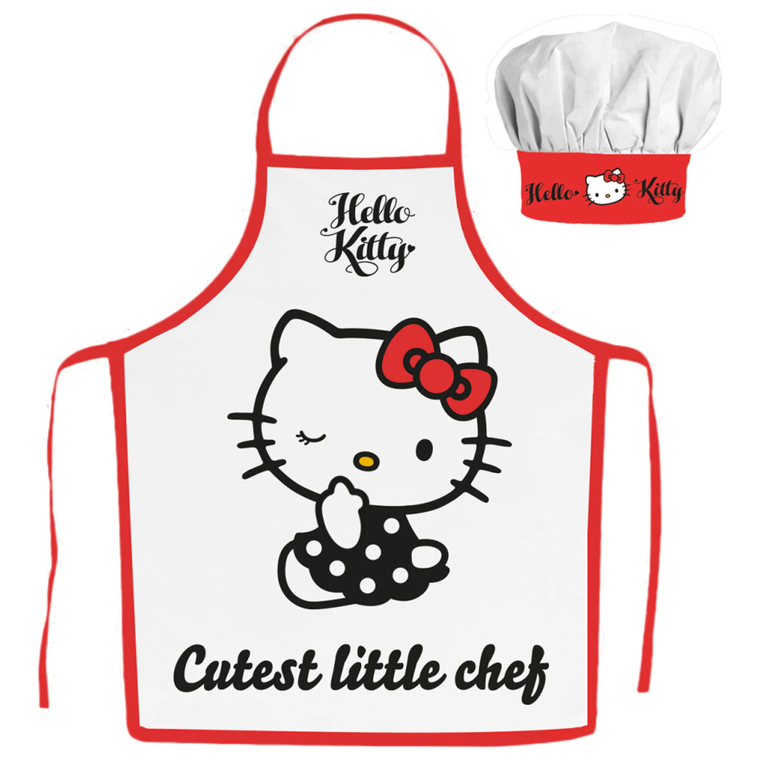 Hello Kitty Malý šéfkuchař Dětská zástěra, 2dílná sada fotografii produktu
