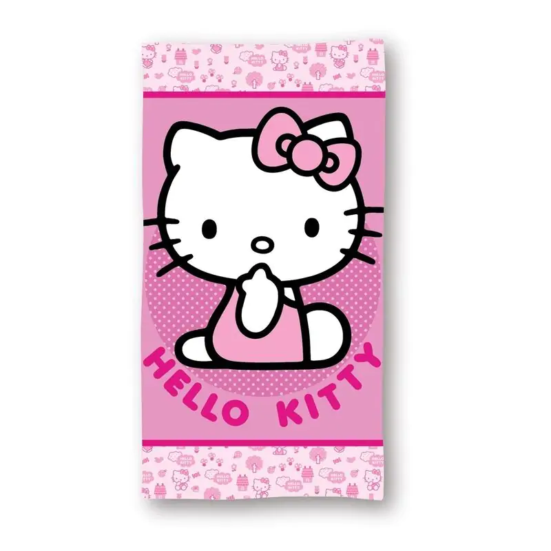 Hello Kitty mikro plážová osuška z mikrovlákna fotografii produktu