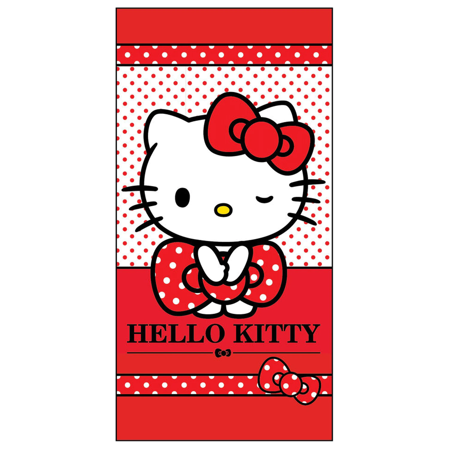 Hello Kitty mikro Vlákno Plážový ručník fotografii produktu