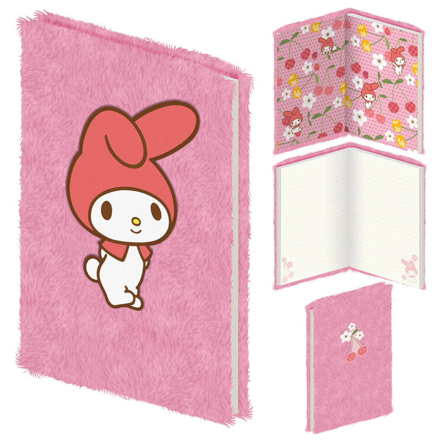 Hello Kitty My Melody A5 plyšový zápisník fotografii produktu