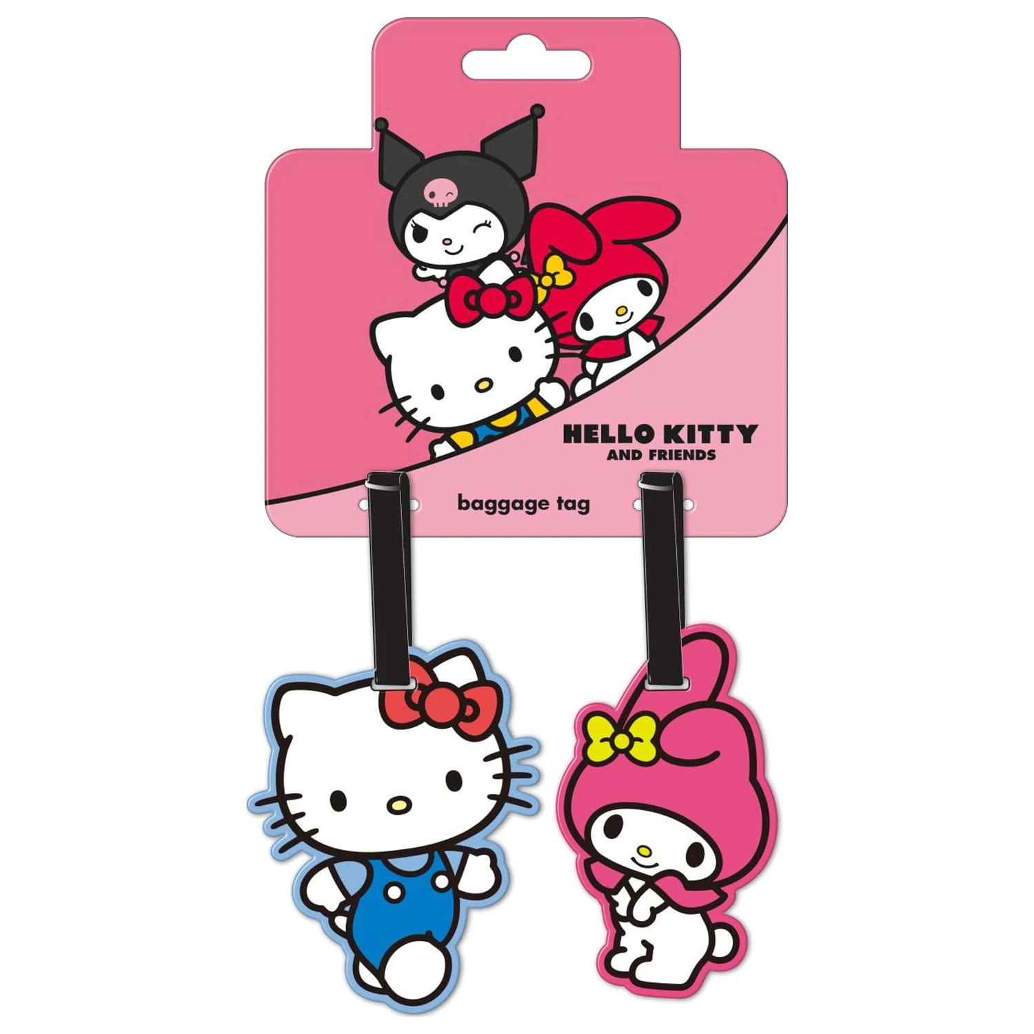 Hello Kitty & My Melody Sada visaček na zavazadla (2 kusy) fotografii produktu