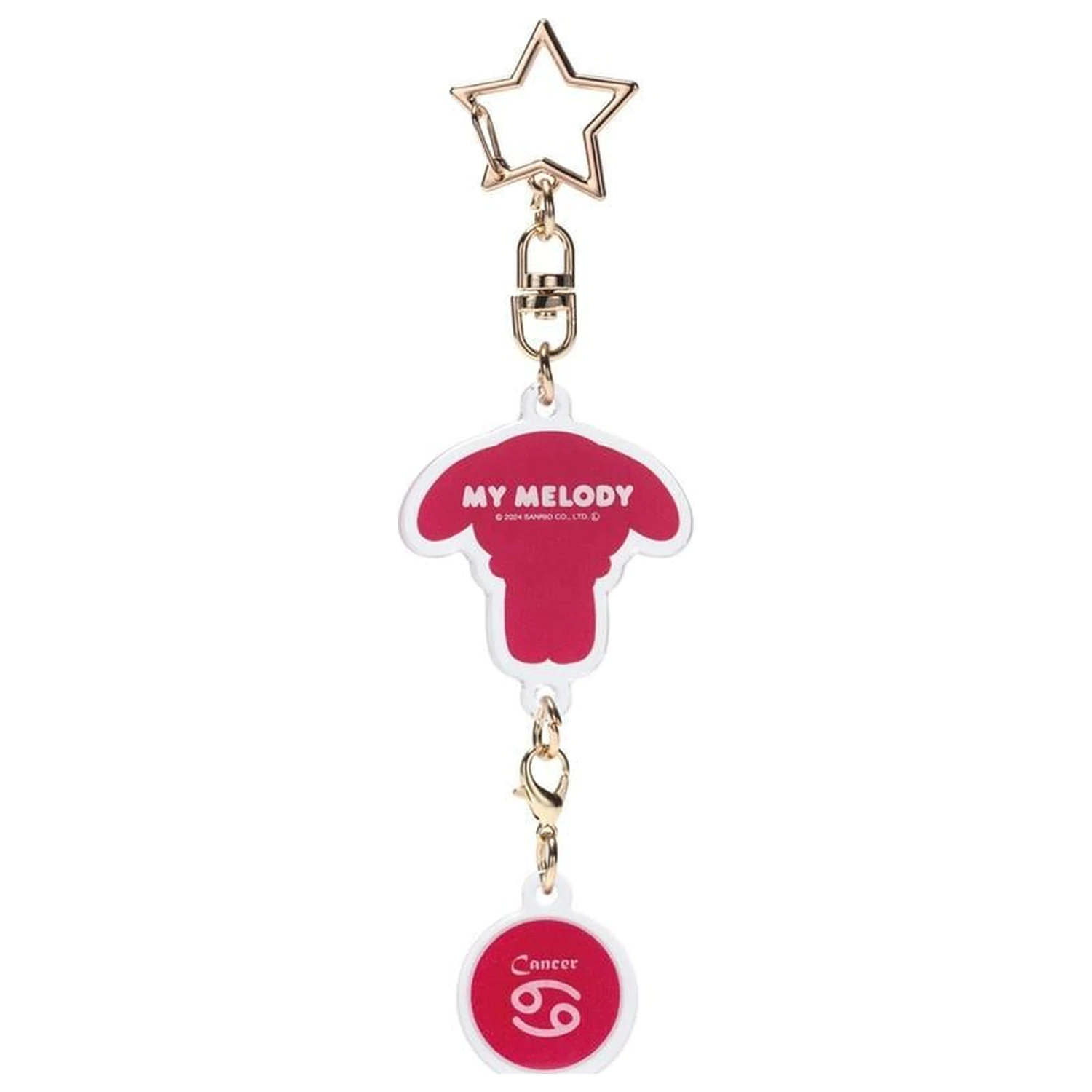 Hello Kitty My Melody Rak Astrologický Symbol Přívěsek na klíče fotografii produktu