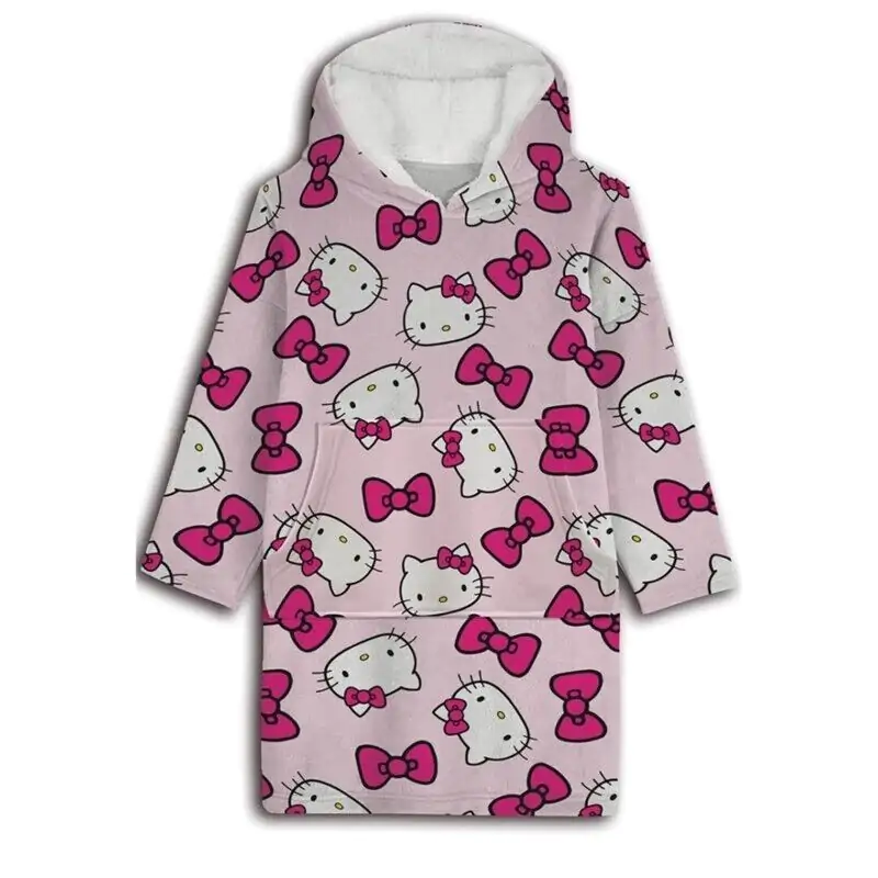 Hello Kitty oversize mikinový kabát dětský coral fotografii produktu