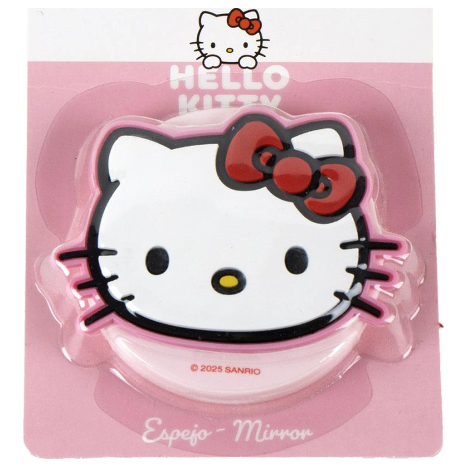 Hello Kitty Růžové 3D Kosmetické zrcátko fotografii produktu