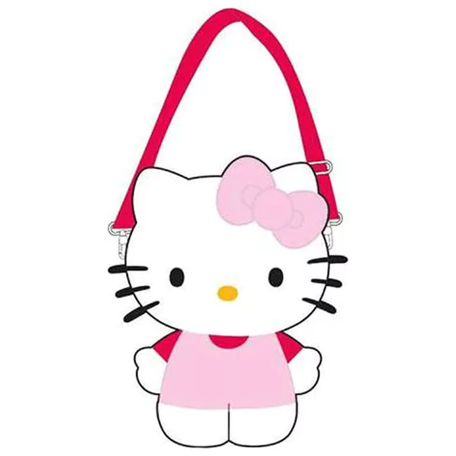 Hello Kitty růžová taška přes rameno, crossbody taška 30 cm fotografii produktu