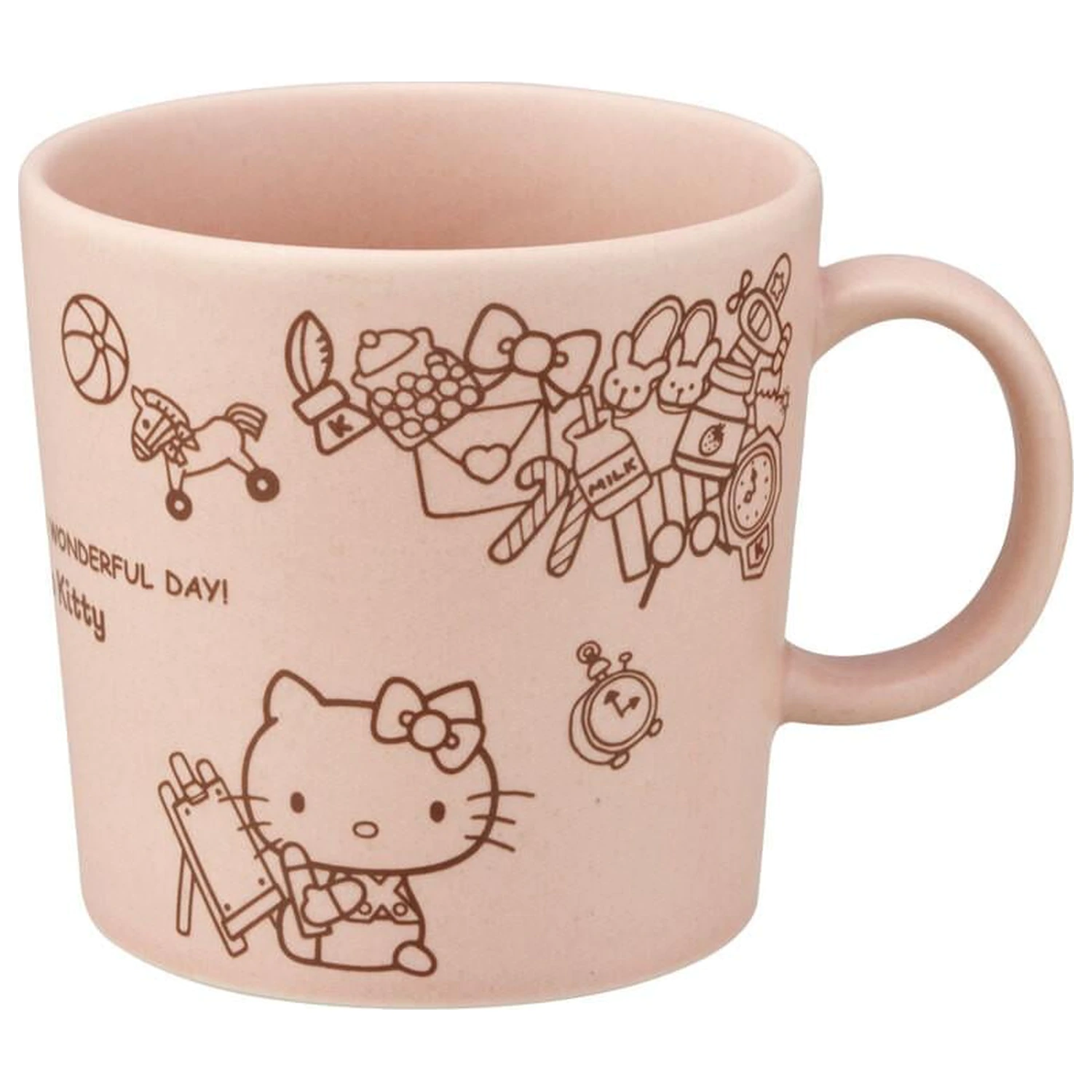 Hello Kitty Růžový Sakura hrnek Mino fotografii produktu