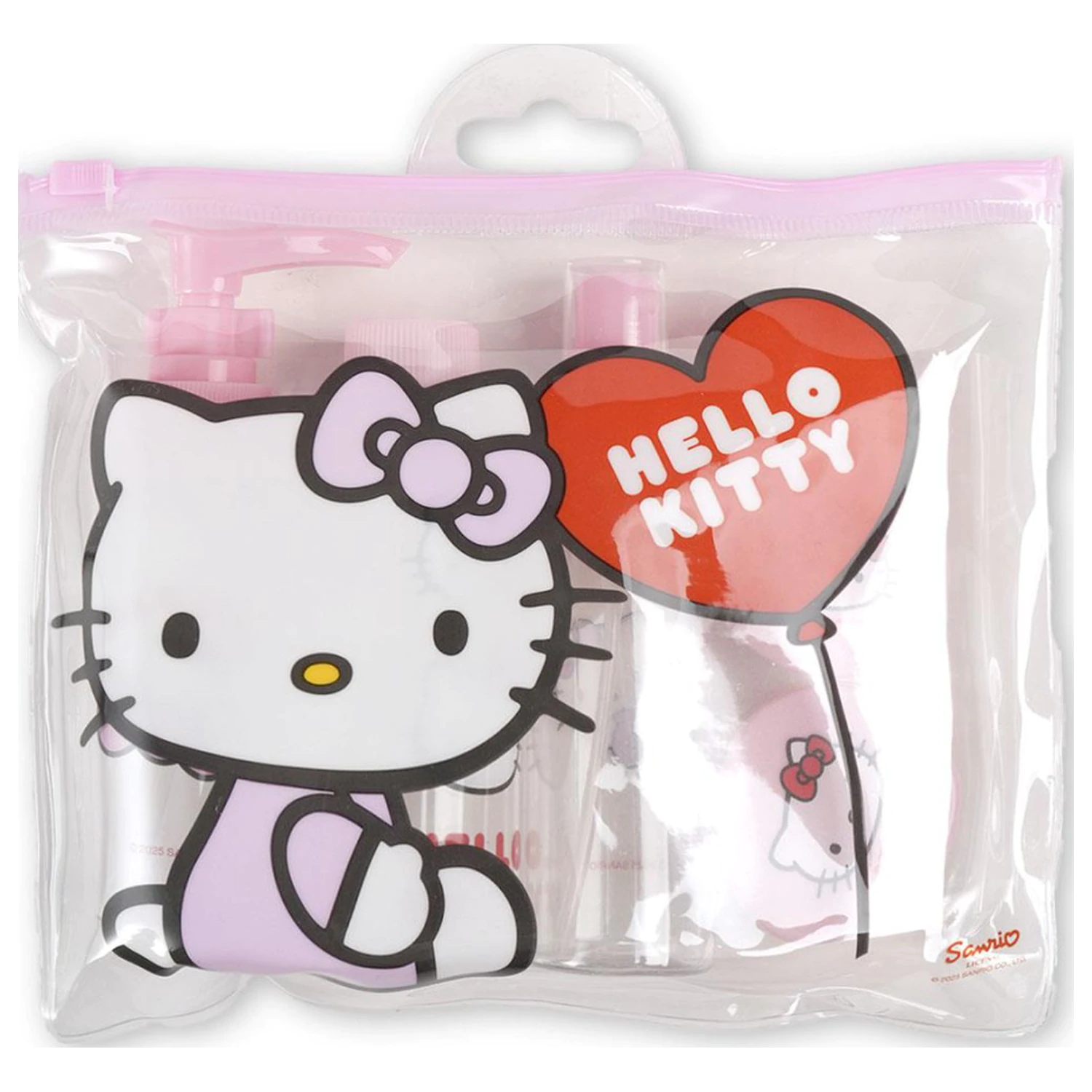 Hello Kitty růžová cestovní hygienická sada fotografii produktu