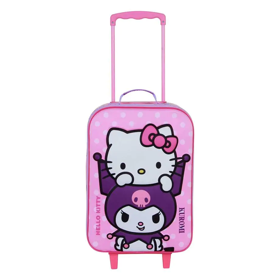 Hello Kitty Hravý 3D Trolley kufr 52 cm fotografii produktu