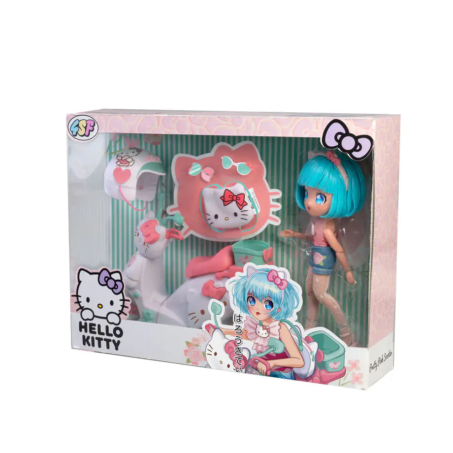 Hello Kitty Pretty Pink koloběžka Manga panenka fotografii produktu