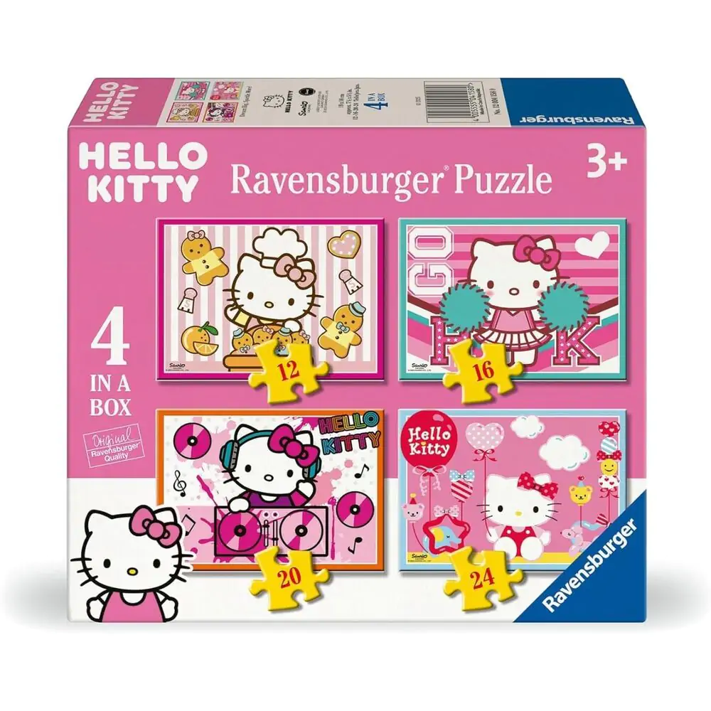 Hello Kitty puzzle 12-16-20-24 dílků fotografii produktu