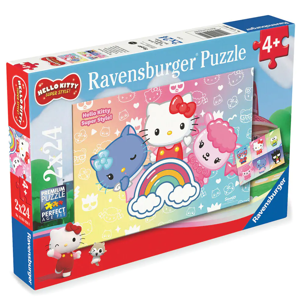 Hello Kitty puzzle 2x24 dílků fotografii produktu