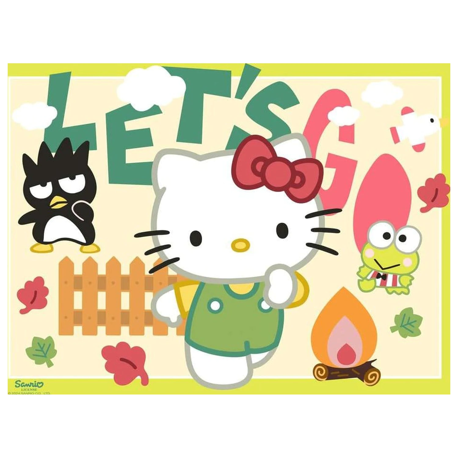 Hello Kitty Puzzle 4-Pack Let's Go, Hello Kitty! (4x100 dílků) fotografii produktu