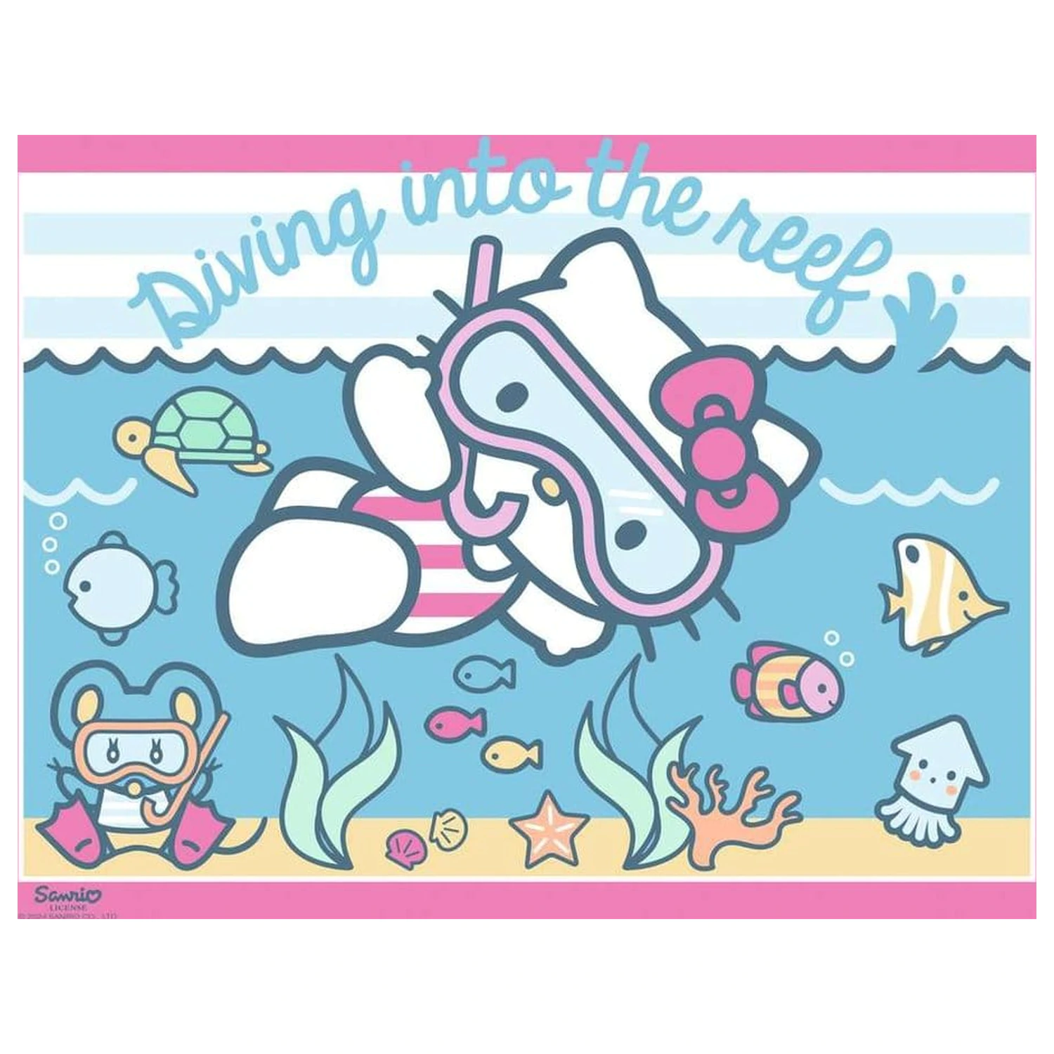 Hello Kitty Puzzle 4-Pack Let's Go, Hello Kitty! (4x100 dílků) fotografii produktu