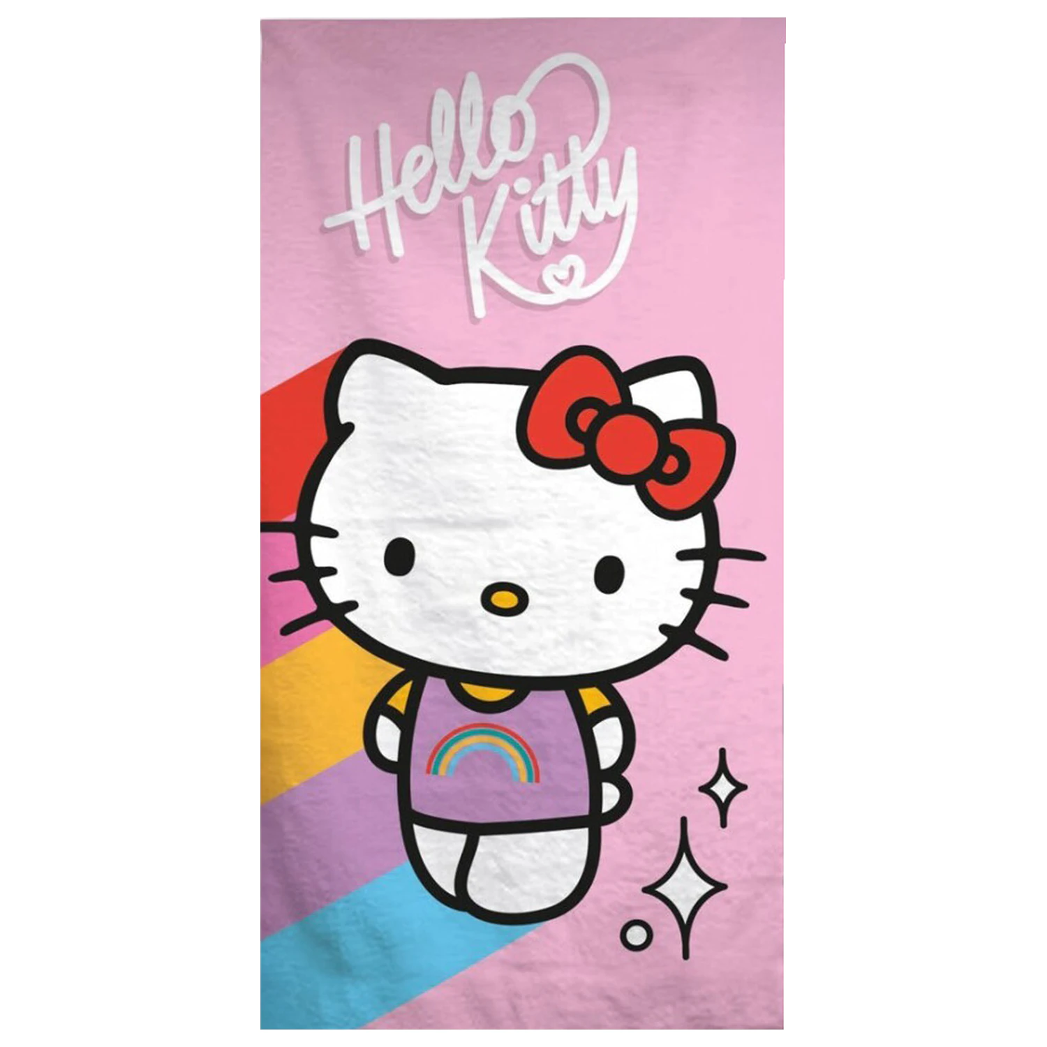 Hello Kitty Duhový ručník fotografii produktu