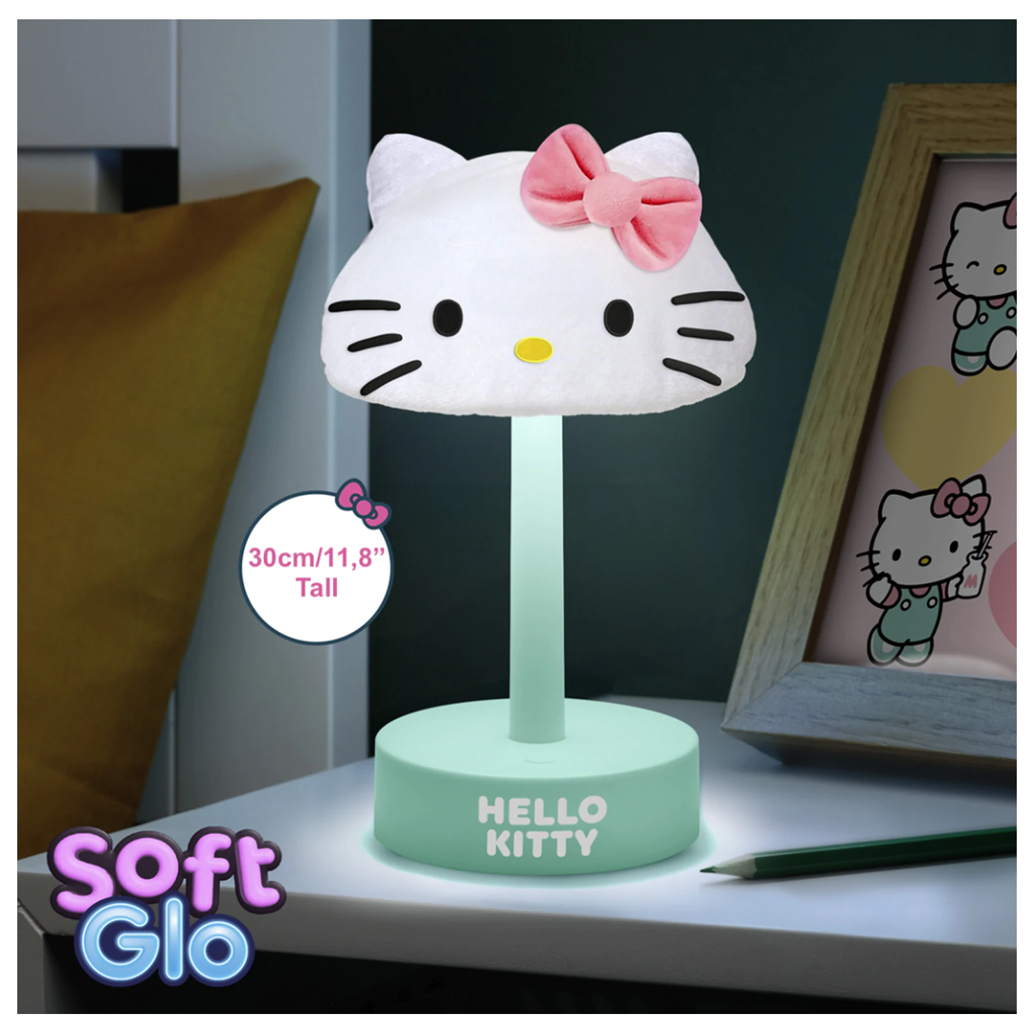 Hello Kitty 'SoftGlo' Načechraná dekorativní lampa fotografii produktu