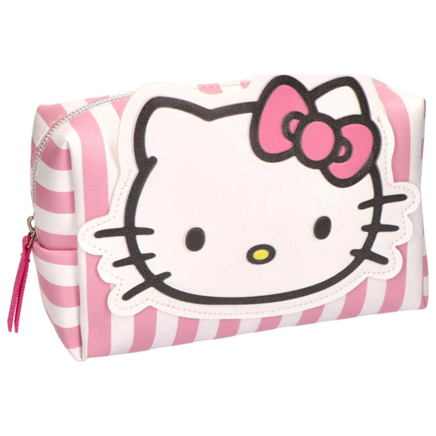 Hello Kitty pruhovaná toaletní taška 18 cm fotografii produktu