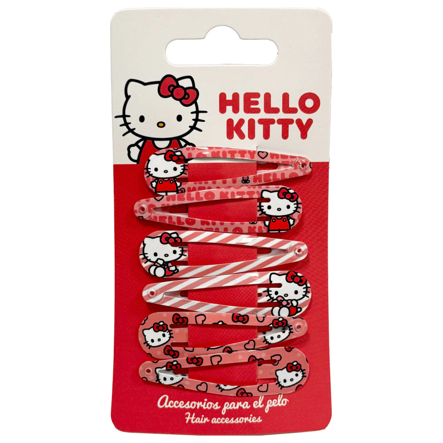 Hello Kitty Sladké sponky do vlasů, sada 6 kusů fotografii produktu