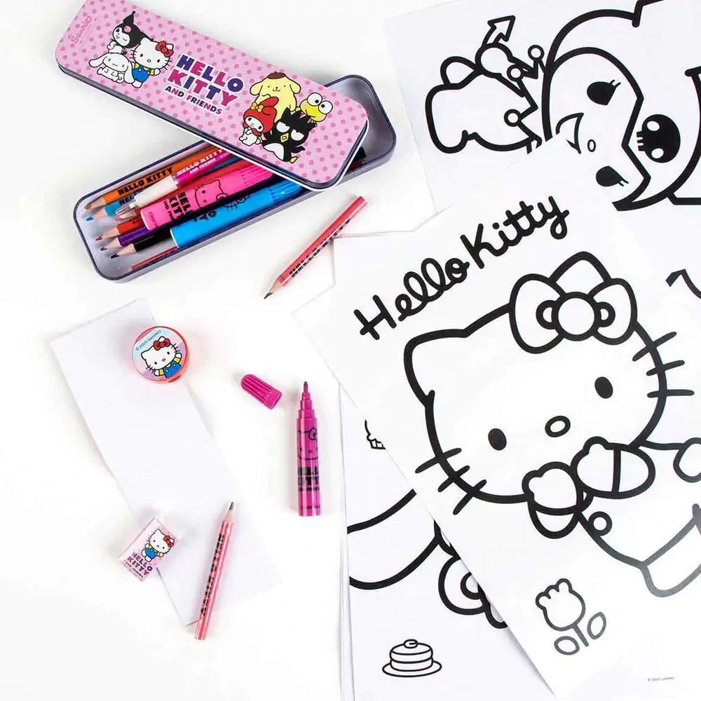 Omalovánky Hello Kitty stationery set fotografii produktu