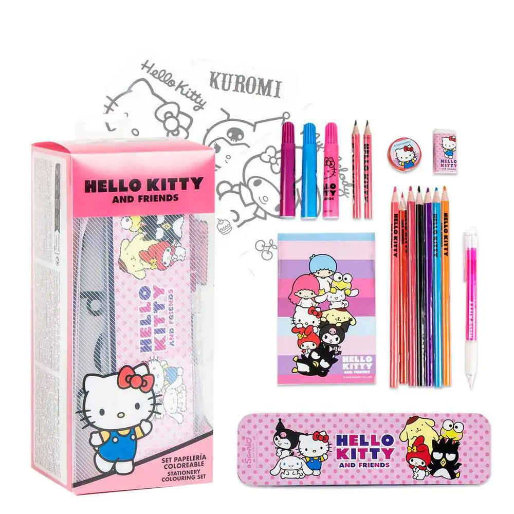 Omalovánky Hello Kitty stationery set fotografii produktu