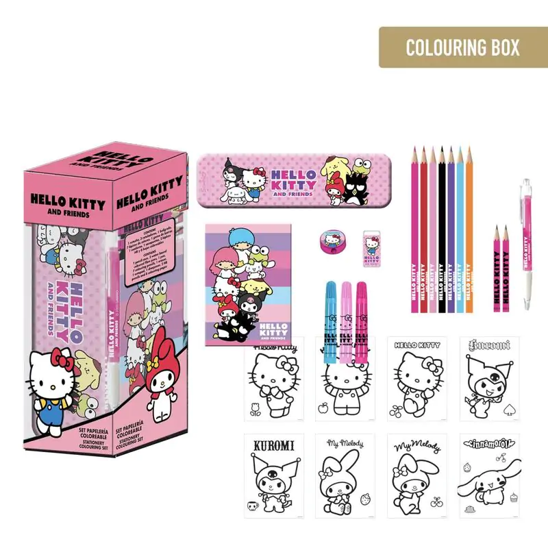 Omalovánky Hello Kitty stationery set fotografii produktu