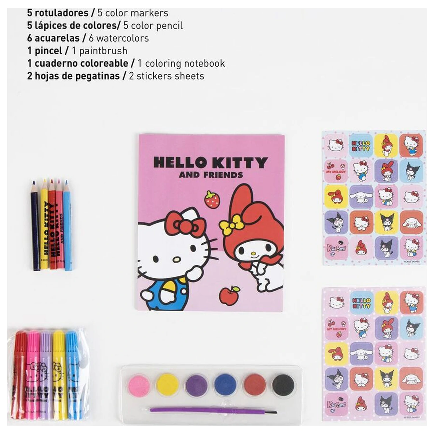 Sada psacích potřeb s batohem Hello Kitty fotografii produktu