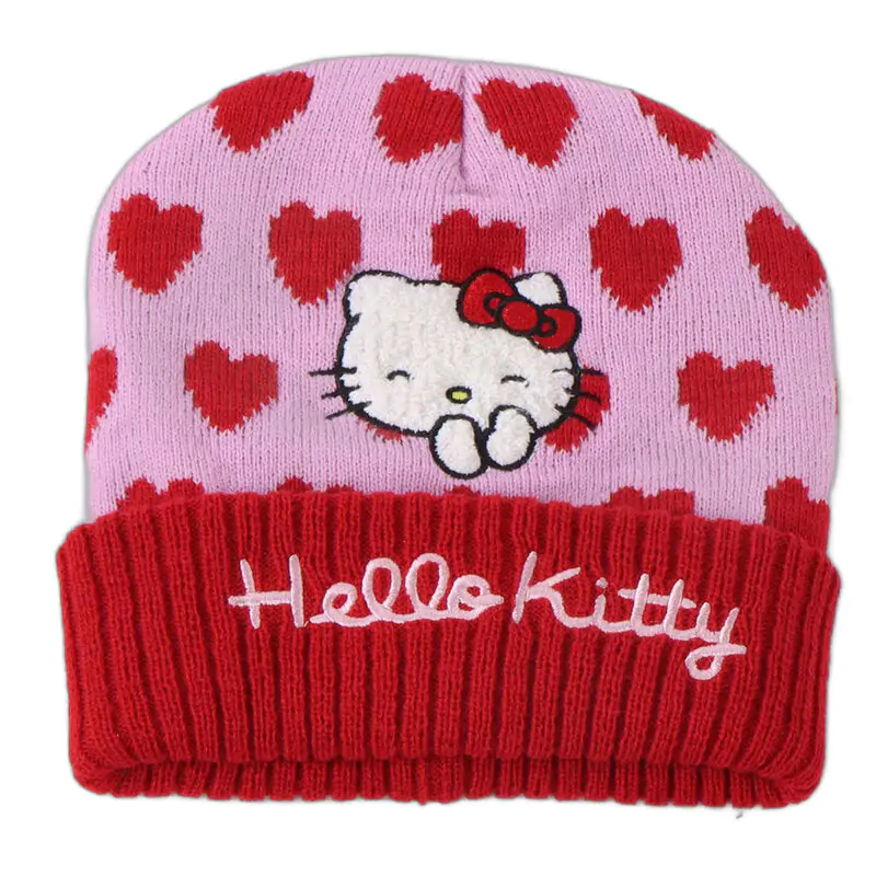 Hello Kitty zimní sada nákrčník čepice rukavice fotografii produktu