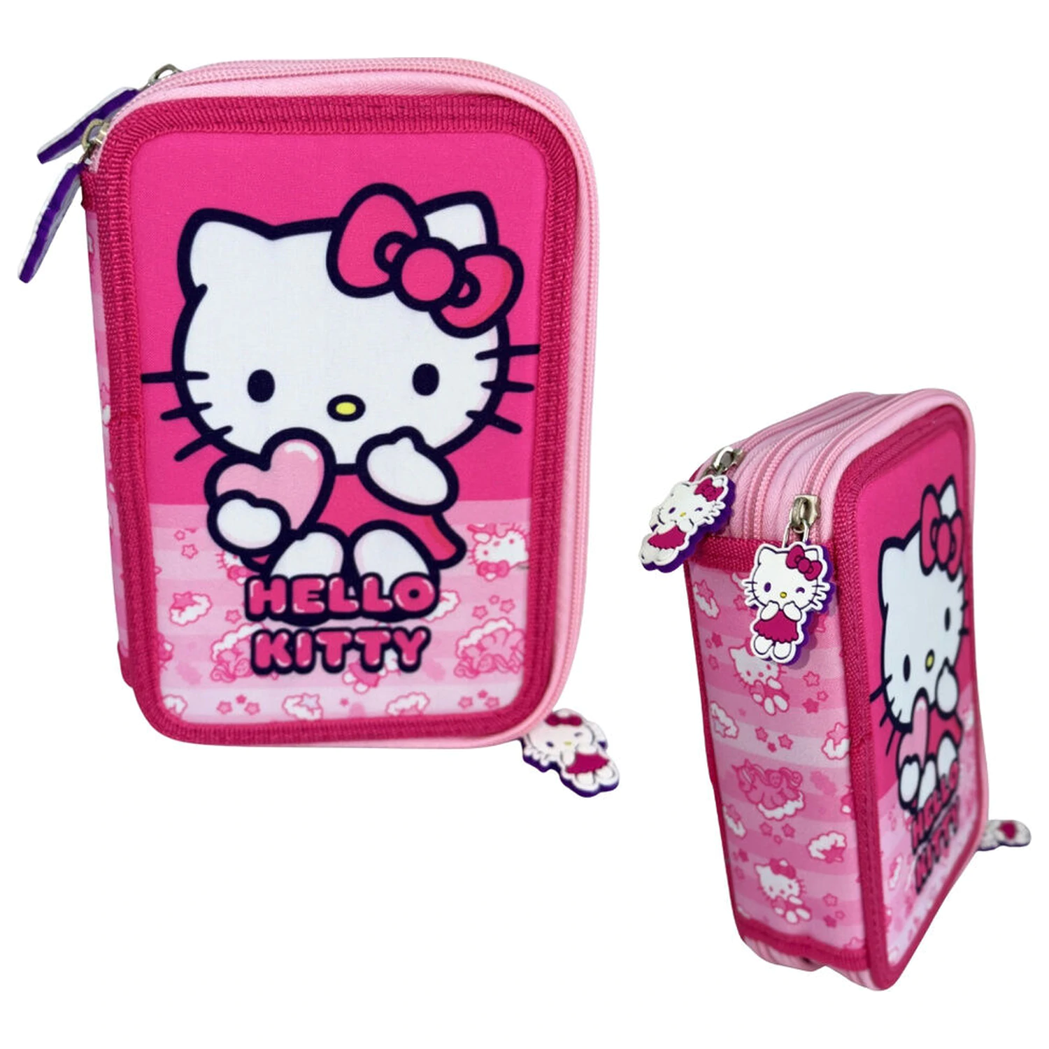 Hello Kitty trojité pouzdro na tužky fotografii produktu