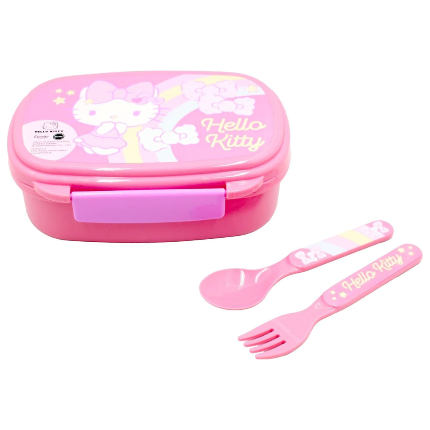 Hello Kitty Unicorn box na sendviče + sada příborů fotografii produktu