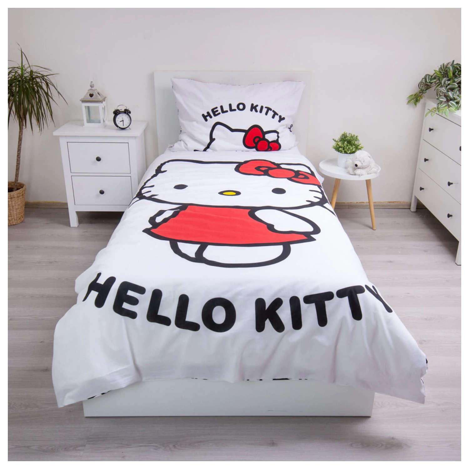 Hello Kitty Bílý povlak na peřinu fotografii produktu