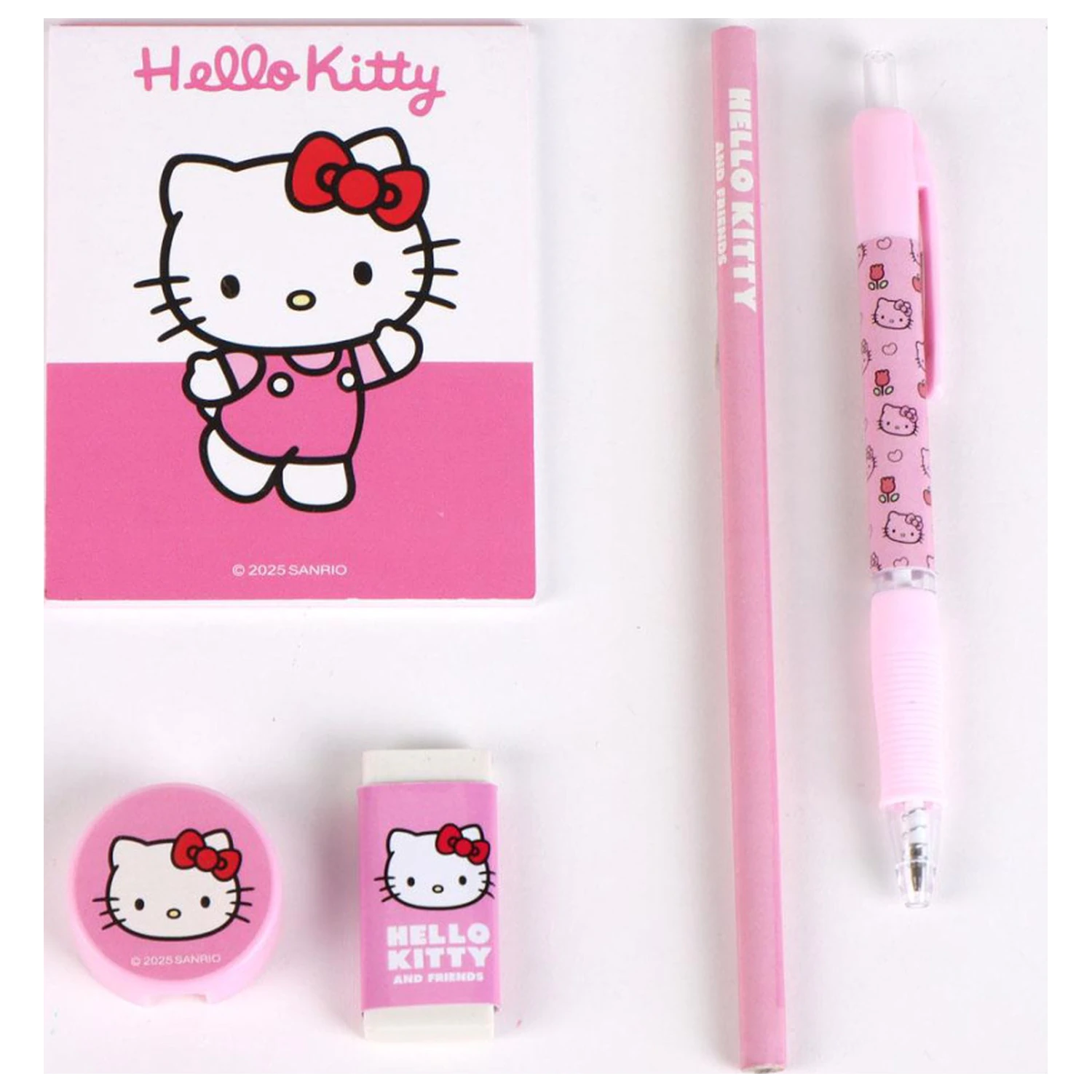 Hello Kitty bílé plyšové pouzdro na tužky fotografii produktu