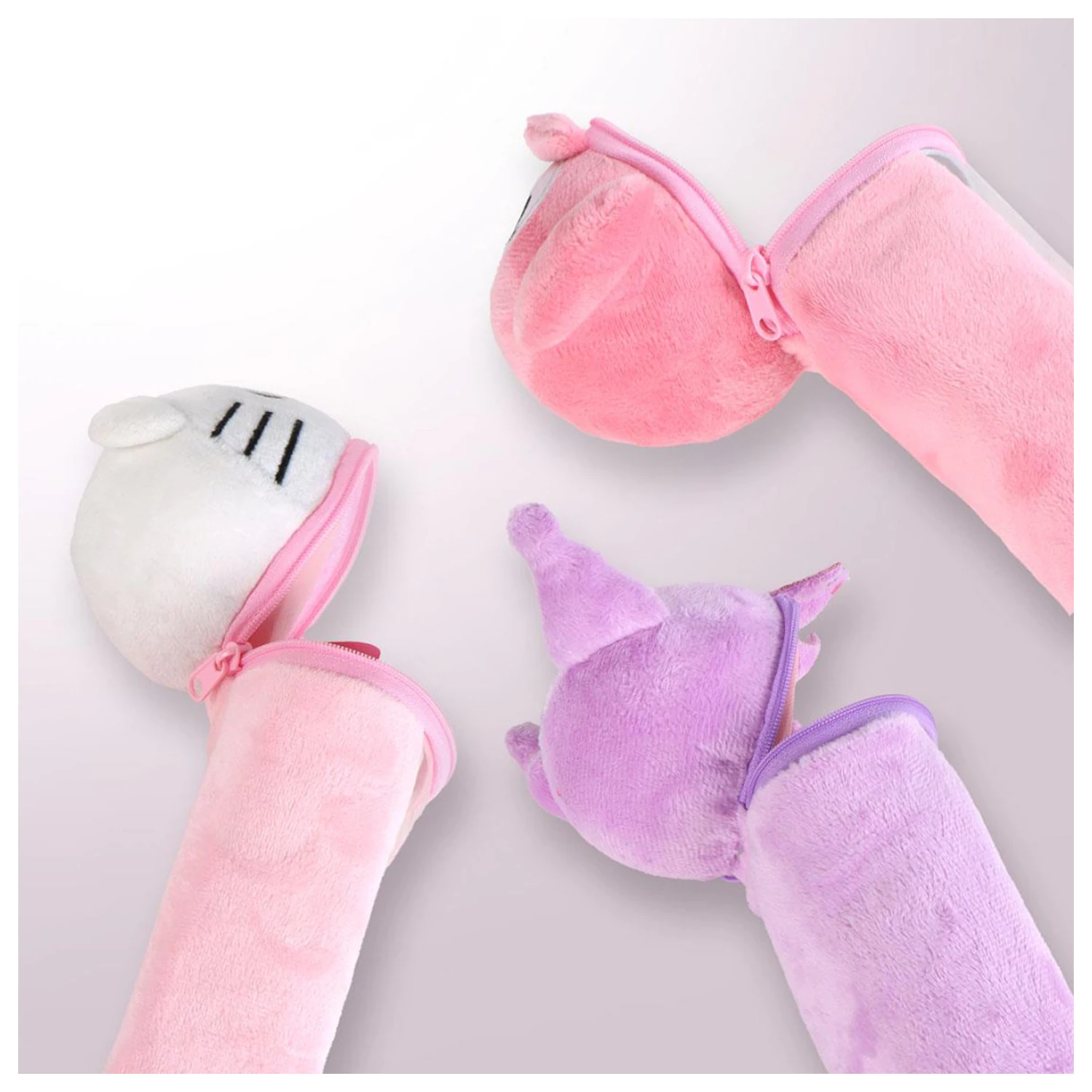 Hello Kitty bílé plyšové pouzdro na tužky fotografii produktu