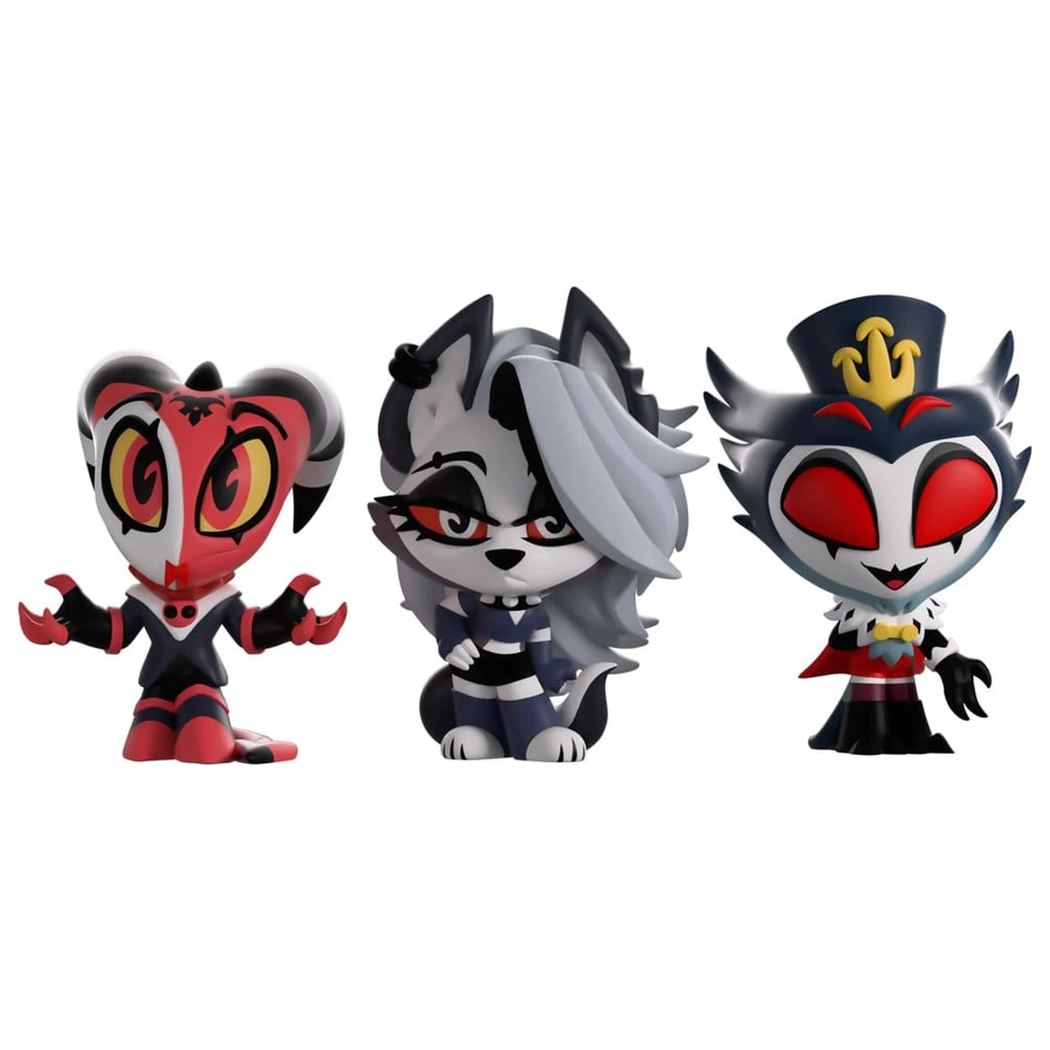 Helluva Boss Mini Tooz Minifigurky Balení 3 kusů Blitzo, Loona a Stolas fotografii produktu