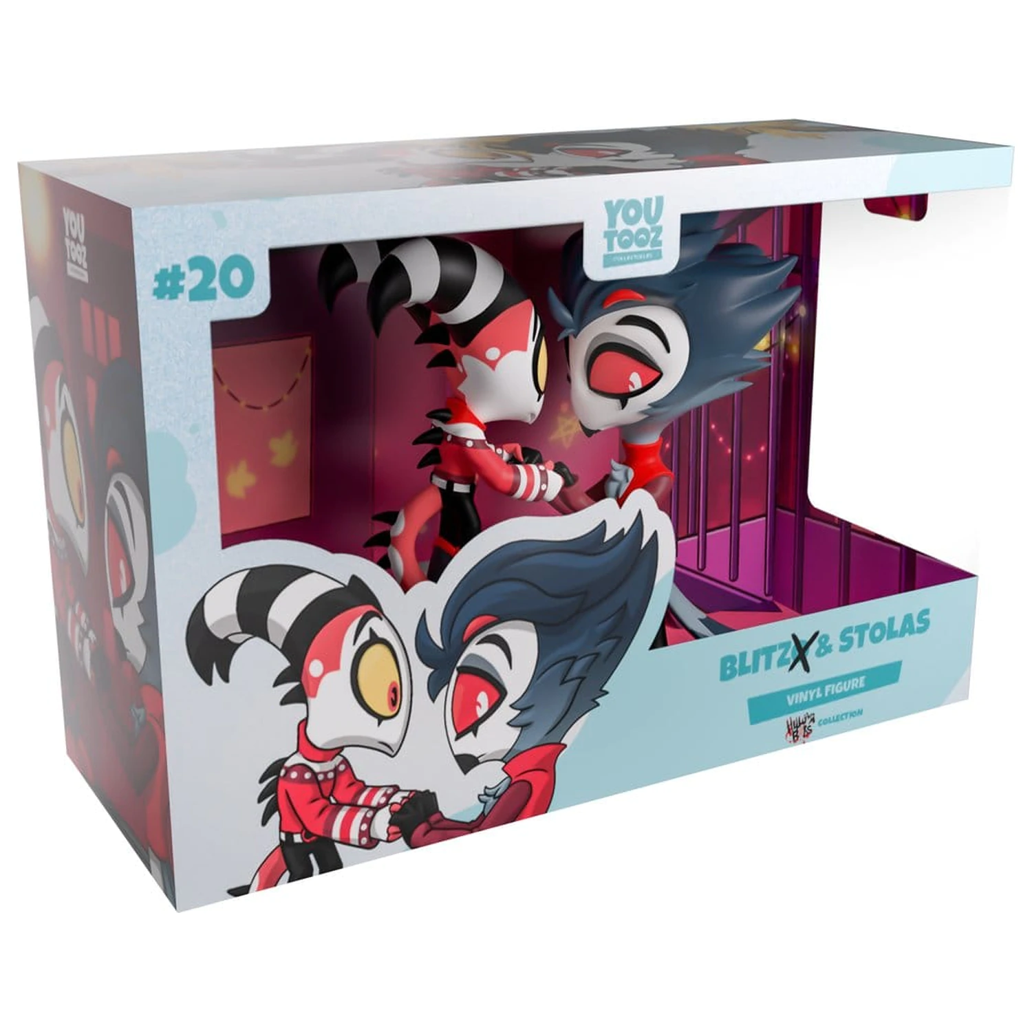 Helluva Boss Vinylová Figurka Blitzo & Stolas 12 cm fotografii produktu