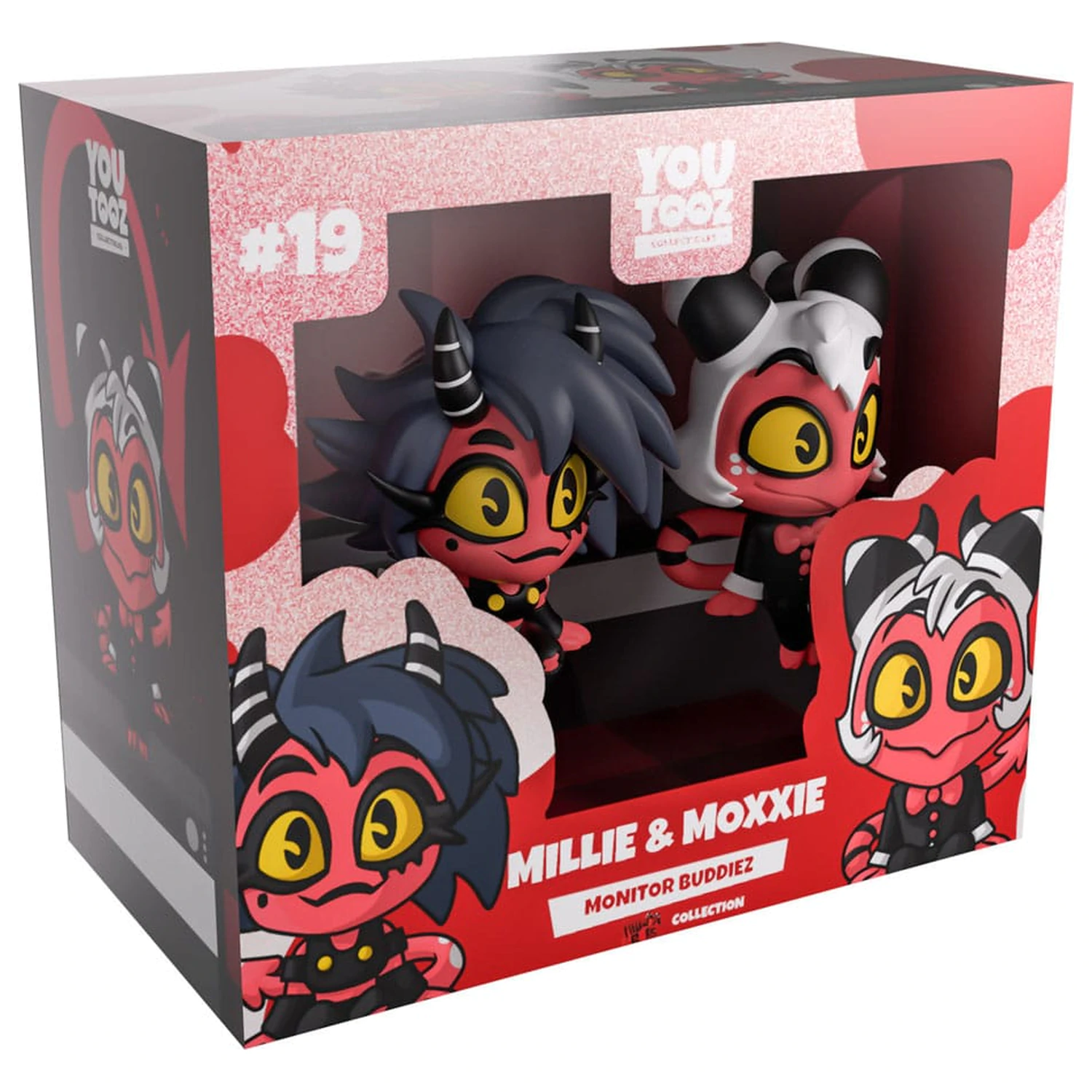 Helluva Boss vinylové figurky Millie & Moxxie Monitor Buddiez              fotografii produktu